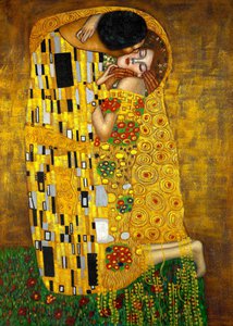 Poster Gustav Klimt - De Kus