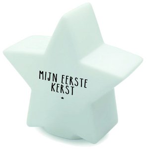 Ster lampje 'mijn eerste kerst'