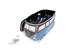 Volkswagen VW T1 Bus 3D Neopren Universal Taske - Lille - /Petrol & Brun