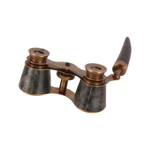 Verrekijker 20 cm - Groen/Zwart - Messing