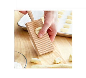 🍝 Holz Gnocchi Board - Rippenoberfläche | In Italien gemacht