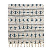 Plaid Throw Boho - Petrol - 160x250cm