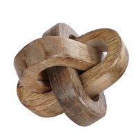 Knoop natuurlijk mangosculptuur