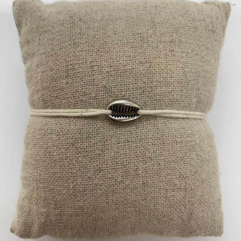 Lille Silver Shell armbånd