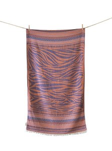 BEACH TOWEL MILOS CORAL PURPLE & LILA