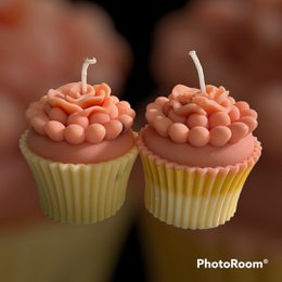 Cupcake floral - ¡Color y aroma a tu elección!