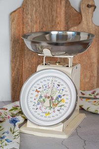 Retro kitchen scale Meadow beige 3KG