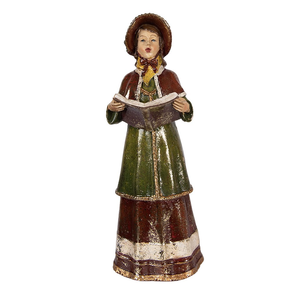 Kerstdecoratie Beeld Kerstgroep 34/31/21/20 cm Rood Kunststof