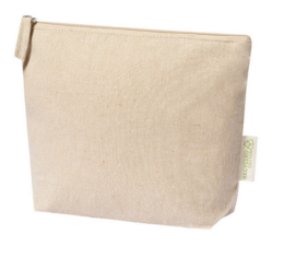 Customizable 100% recycled cotton eco-friendly pencil case