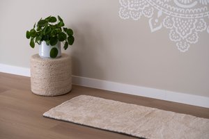 Sheepskin yoga mat - Yoga mat made of crossbreed sheepskin