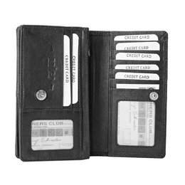 Cartera Mujer Piel Vaqueta - RFID Antideslizante - Cartera Mujer Ideal