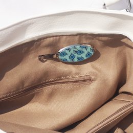Peacock Feathers: Magnetisk designertelefon & nøgleholder, til pung, bil, hjem