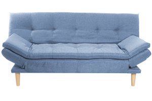 SOFA BED POLYESTER WOOD 180X85X83 SKY BLUE MB207867
