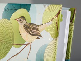 Ginkgo Bird Diary: lille bog med tanker, hemmeligheder, minder og drømme, taknemmelighedsjournal, indbundet skitsebog, poesibog