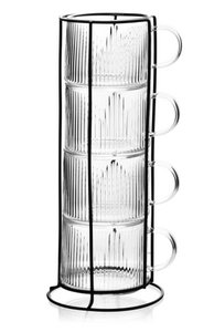 Peter set van 4 kopjes op een standaard 350 ml