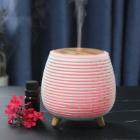 USB Ultrasonic Diffuser – Lina – Multicolored Led Lighting – Modern and Discreet – Decoration Gift Idea