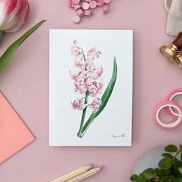 Rose Pack - Håndlavede postkort A6 med konvolut - Botanisk Vintage