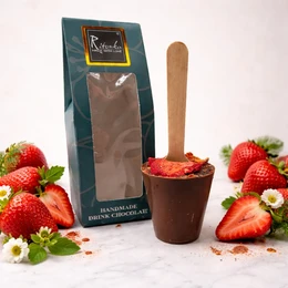 Chocolat à boire Ritonka | Chocolat au lait | Fraises | 60g