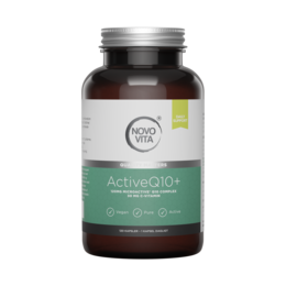 Coenzyme Q10 supplement in a vegetable capsule form, providing antioxidant support.