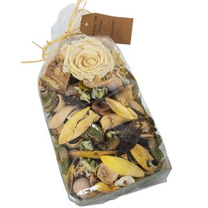 BAG WITH YELLOW FLAVORED DRY LEAVES AND FLOWERS _200 GRAMS LL26658