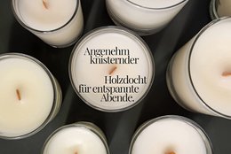 Aromatherapy scented candle 200g – 5 scent variations, natural wax, 40h