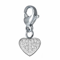 Charm Cosmopolitan heart stainless steel