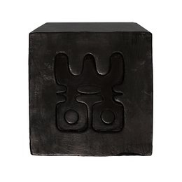 Charcoal soap bar with a unique embossed design. Made from natural ingredients, this soap is ideal for deep cleansing and detoxifying the skin.