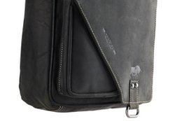 Umhängetasche in 3 Farben Buffalo -Leder mit einem Wickelventil und zwei Magnetverschlüssen - Crossbody -Tasche