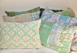 Funda de cojín Vintage Kantha AB-122