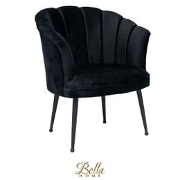 Luxe Velvet Schelp Fauteuil Mila