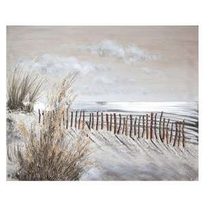 Houten/aluminium schilderij "Dune Magic"