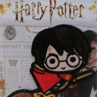 Harry Potter © Auf Dem Besen - Aufnäher, Bügelbild, Aufbügler, Applikationen, Patches, Flicken, Zum Aufbügeln