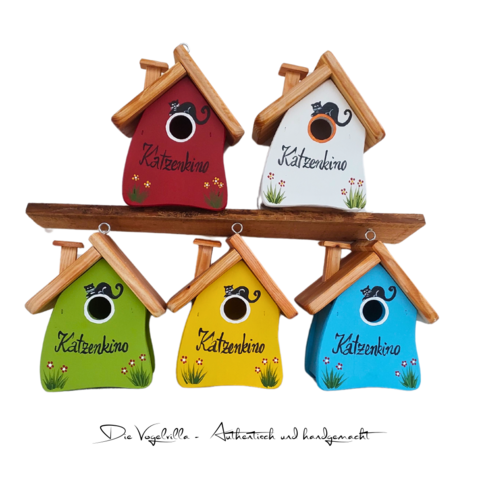 Bird Villa - Nesting Box Nesting Room “Cat Cinema”