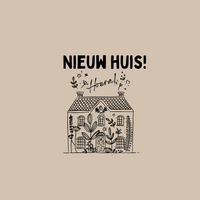Berichtje in een sfeerlichtje - Nieuw huis