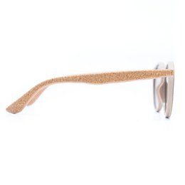 Damen-Sonnenbrille mit UV-Schutz aus Kork (einschließlich Etui L-500) L-858