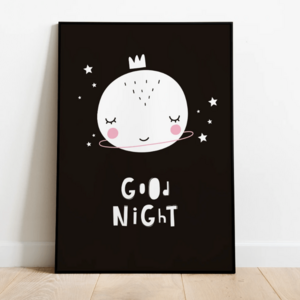 Kinderzimmer Poster gute Nacht