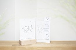 Floral greeting cards featuring hand-drawn poppies in a minimalist, botanical style.