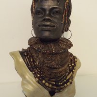 Bust African man