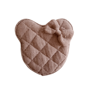 Bärenbox mit Schleife 7x7cm Tetra Dusty Rose