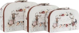 SUITCASE MERRY&BRIGHT 3 PIECE SET (HOFF1383)