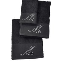 Towel series BLACK LINE STONE MR