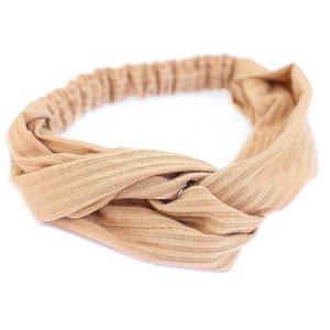 Headband jersey beige