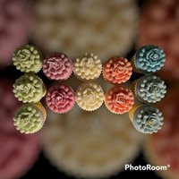 Floral Cupcake - Kleur en geur naar keuze!