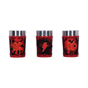 AC/DC - Logo - shotglazen set (Nemesis Now)