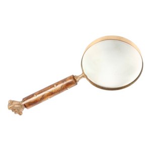 Magnifier brass 23 cm c