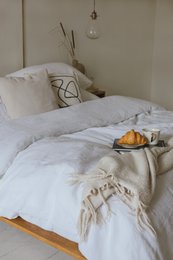 White Linen Duvet Cover