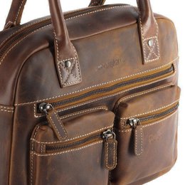 Ladies Bag Buffalo Leather In 3 Colors With A Shoulder Strap And Handles – Medium Size