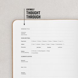 Journalist-Briefpapier-Notizbuch