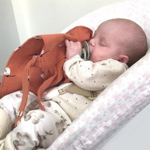 Baby cuddly toy / button Rust OK 3512