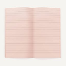 Zero-Waste Notebook RULED — Rose Color